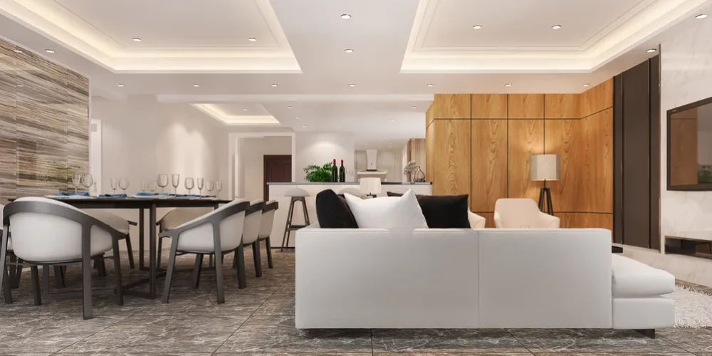 renderizacao-3d-moderna-sala-de-jantar-e-sala-de-estar-com-decoracao-de-luxo